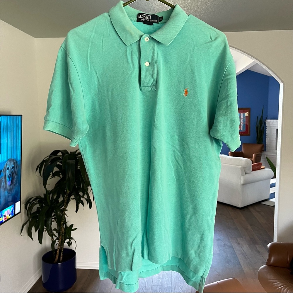 Spring green polo - Picture 3 of 4